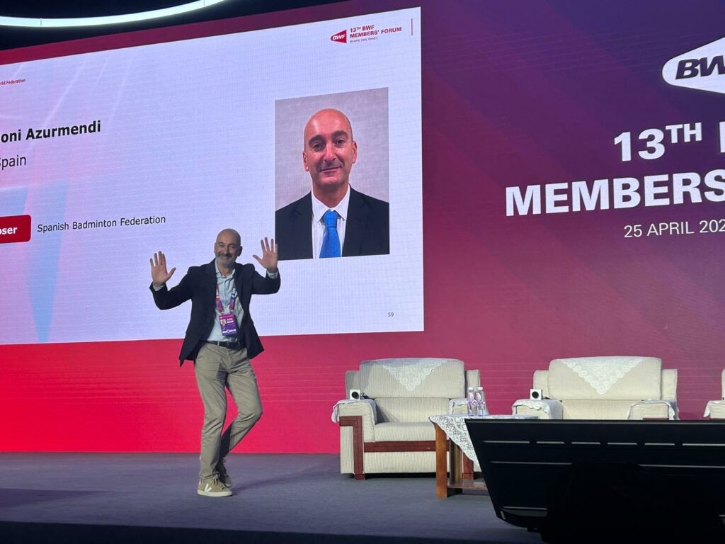 COMEBA represented at the highest level of world badminton